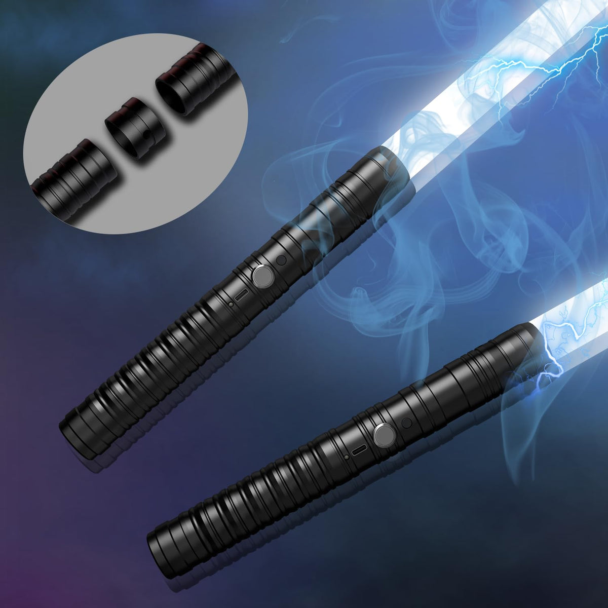 Oueyes Lightsabers are ideal for cosplay and party use.