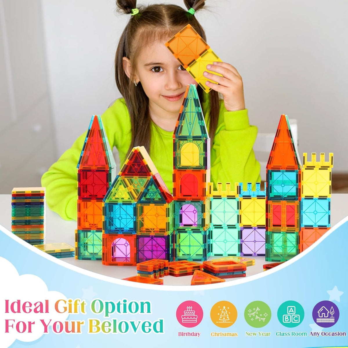 OugerToy magnets sealed for durable, safe construction play.