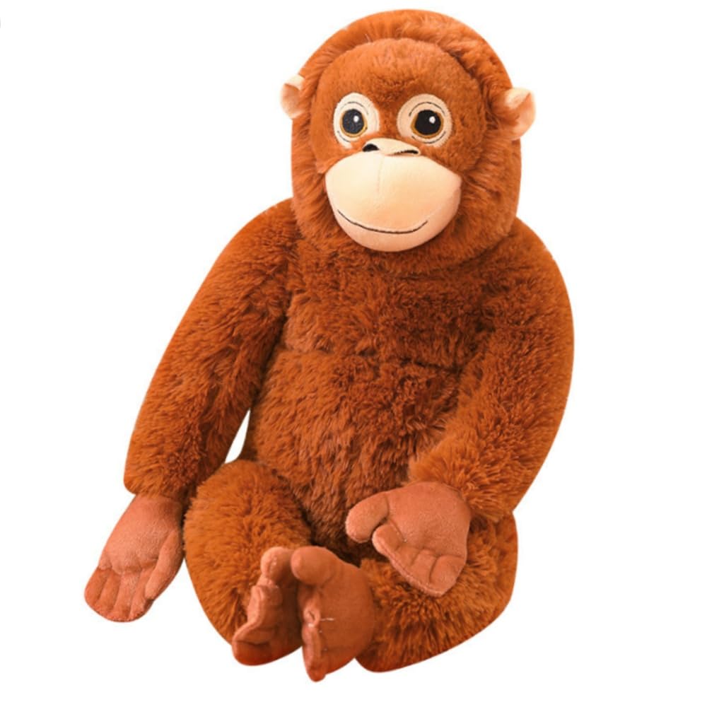 OUKEYI Punch Monkey plush front view, cuddly gorilla design for imaginative play.