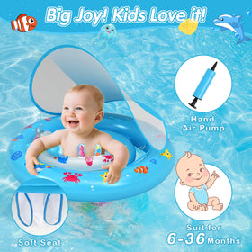 Oukitoymer puncture-resistant PVC float offers durable water play safety