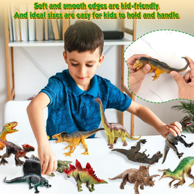 OuMuaMua Triceratops figure with bright colors sparks imagination during play.