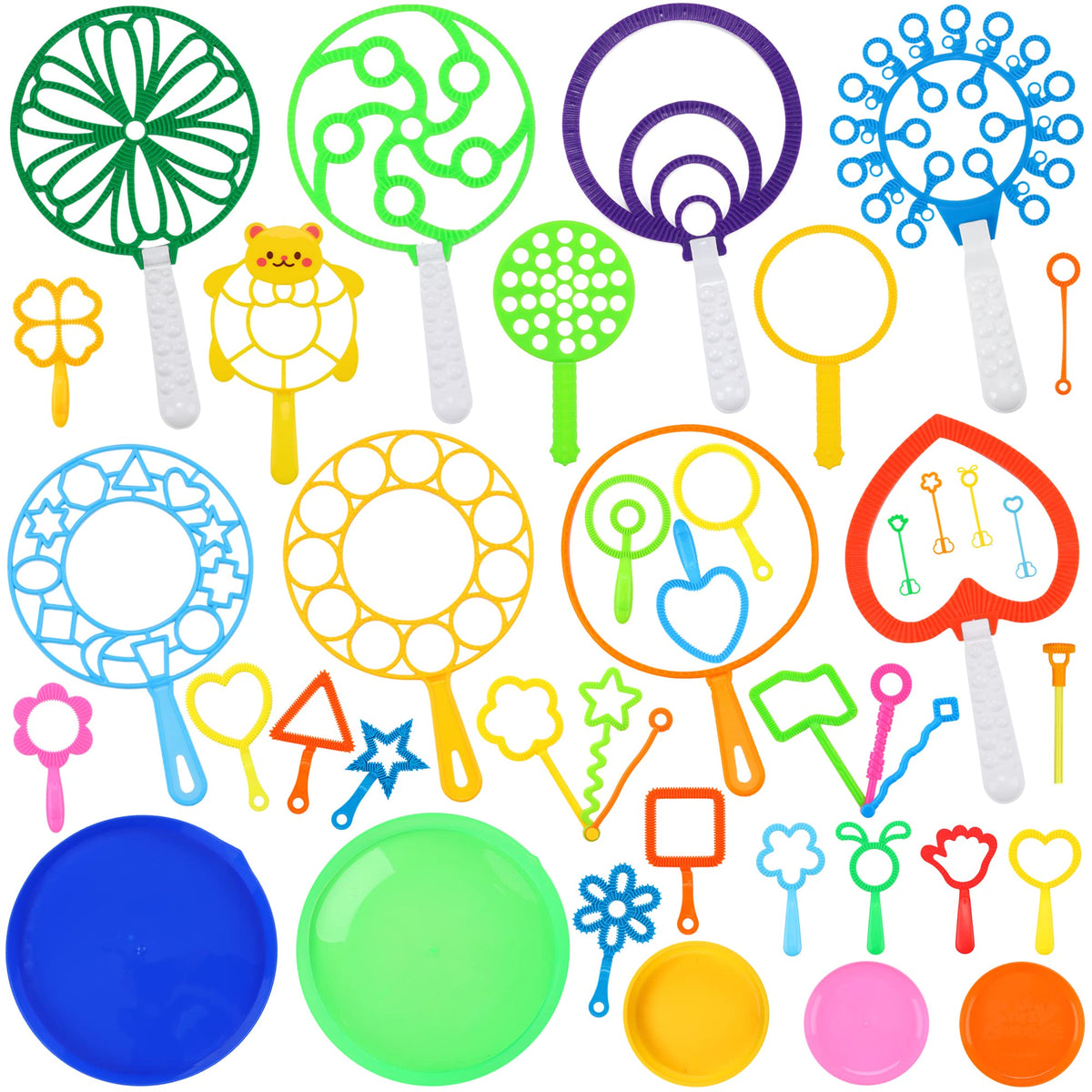 Oun Nana bubble wands set 38 pieces for group play and reusable outdoor fun.