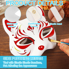 Oungy adjustable elastic band masks, comfortable and secure for long wear at parties or cosplay.
