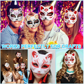 Oungy holiday party masks collection, versatile for Easter, Mardi Gras, Halloween, and more.