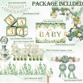 OUNIY sage green baby boxes add elegant storage and décor.