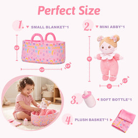 OUOZZZ baby blanket cozy pink enhances comfort during care sessions