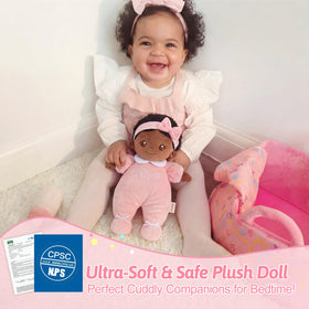 OUOZZZ cozy doll blanket for comforting naps and cuddling.