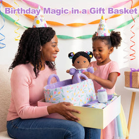 OUOZZZ doll bassinet rocking feature encourages soothing, calm bedtime routines