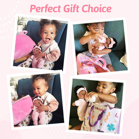 OUOZZZ doll feeding bottle for realistic mealtime pretend play.