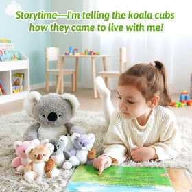 OUOZZZ koala babies inside reveal four colorful companions for imaginative play.