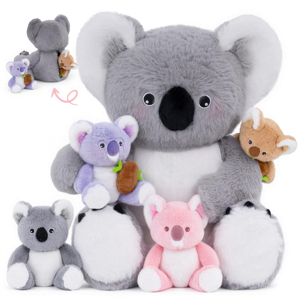 OUOZZZ koala stuffed animal outer features soft plush for cozy hugs.