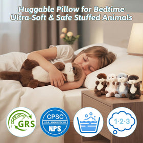 OUOZZZ otter plush encourages nurturing and imaginative play for kids.
