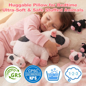 OUOZZZ piglets tucked back inside tummy for easy storage.