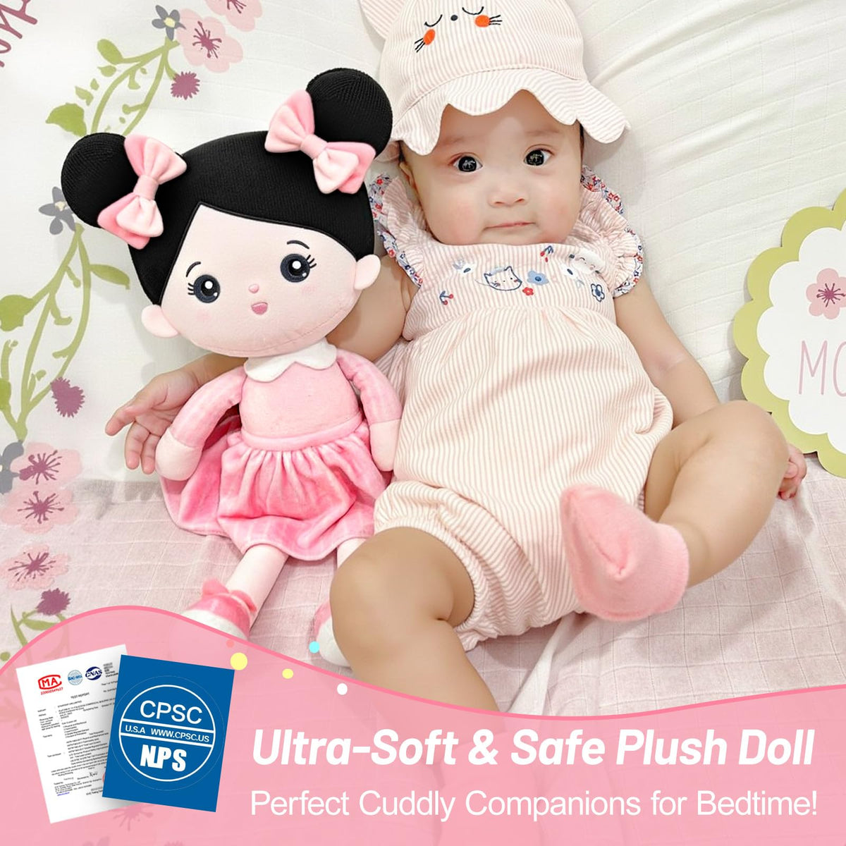 OUOZZZ safe non-toxic materials label emphasizing CPSIA safety