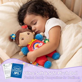 OUOZZZ soft baby doll set blanket for cozy snuggles during pretend care