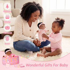 OUOZZZ soft doll care play fosters empathy and caregiving through daily routines.