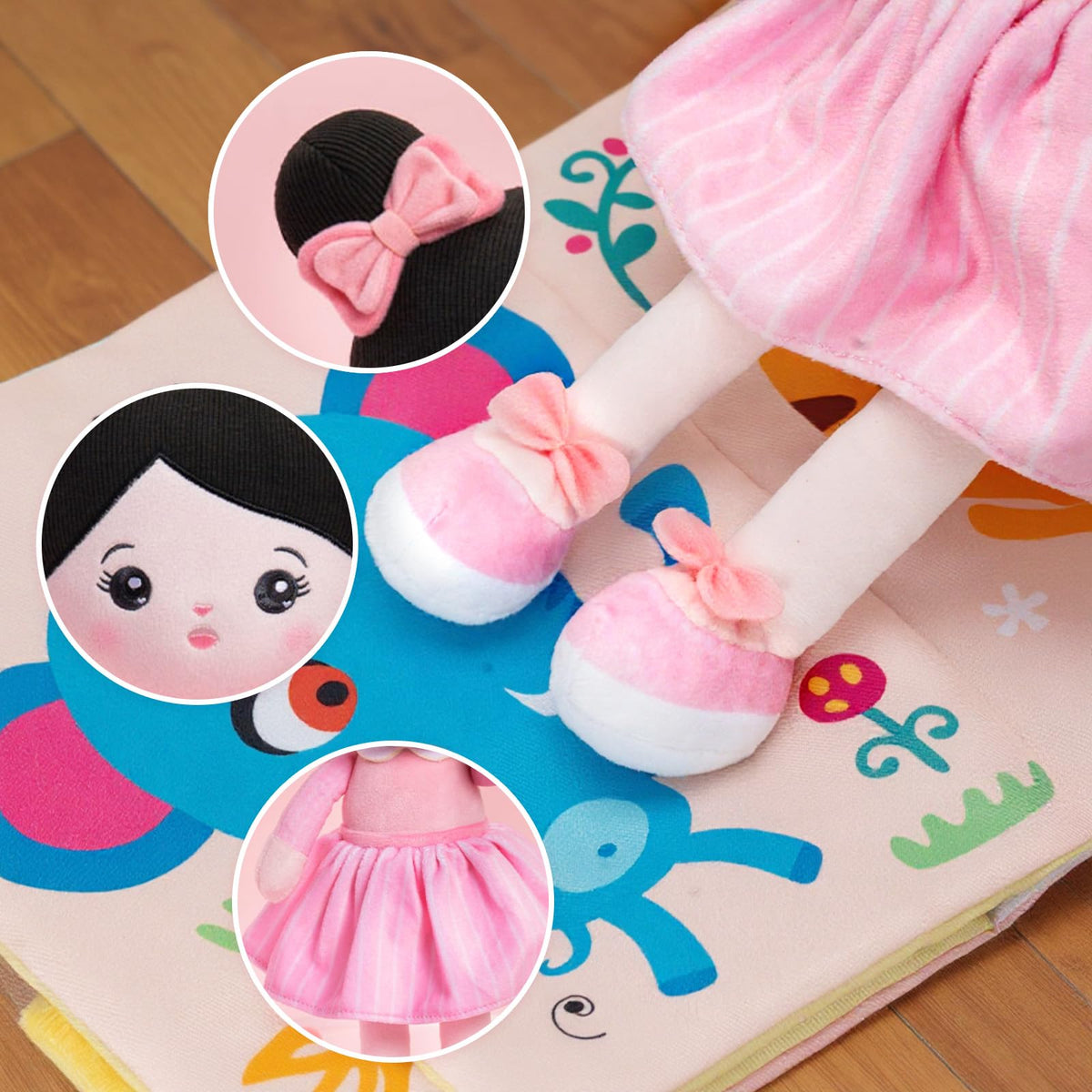 OUOZZZ travel-friendly doll compact size for on-the-go comfort