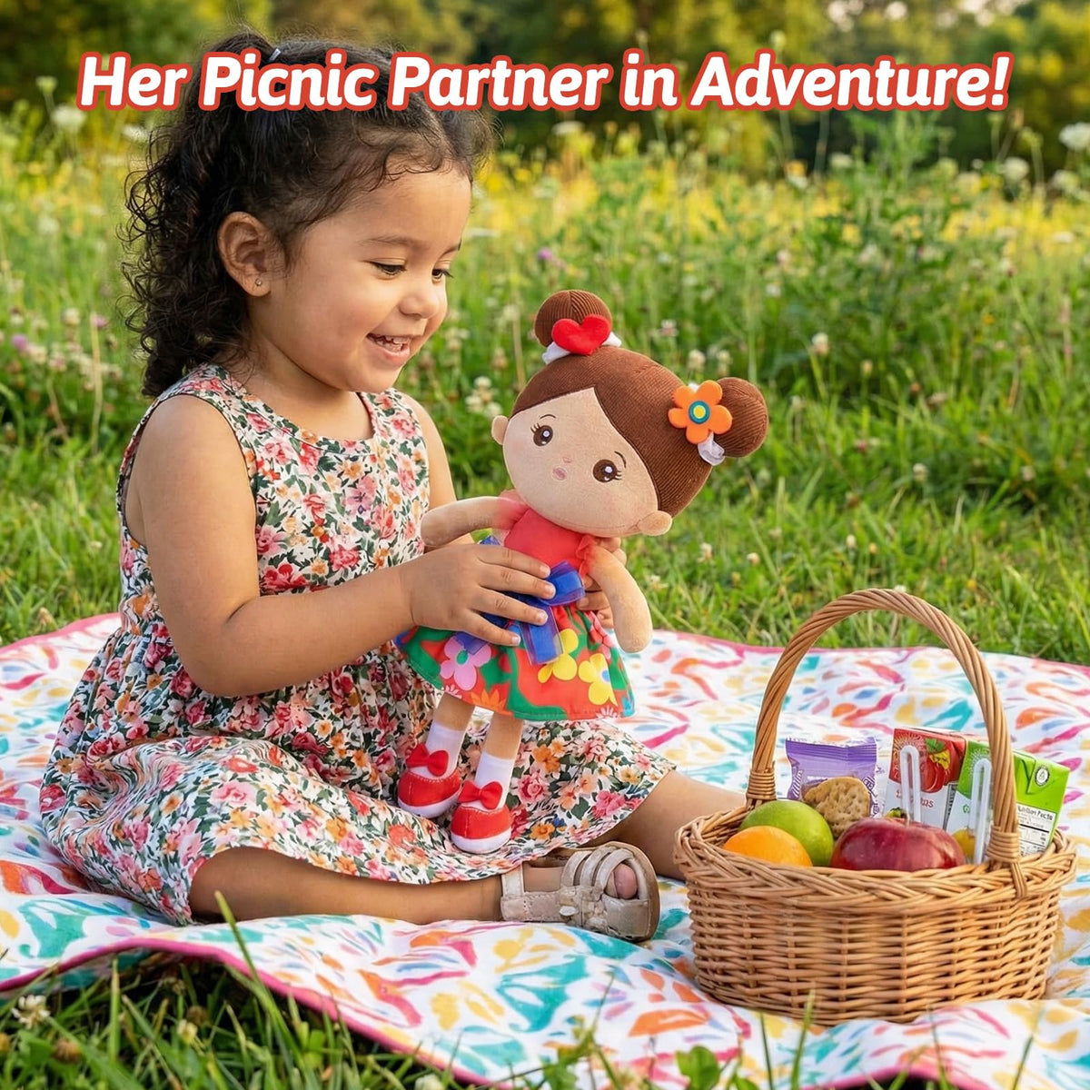 OUOZZZ travel-friendly doll portable toy supports on-the-go playtime for families.
