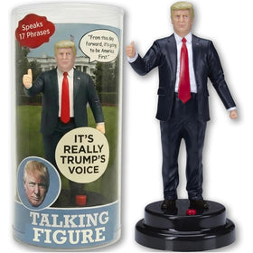 OUR FRIENDLY FOREST Donald Trump talking figure in pose, ideal for desk display