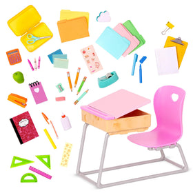 Our Generation Flying Colors notebook and pencil set for writing pretend stories