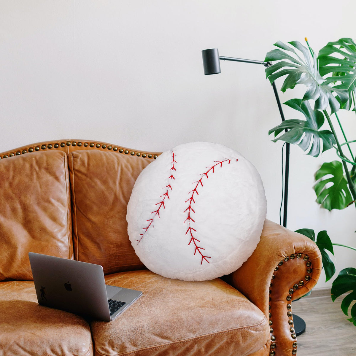 OurHonor Baseball Plush 18-inch in-room decor, great for sofa and play areas