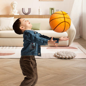 OurHonor basketball pillow in-bedroom setup invites cozy reading and relaxation.