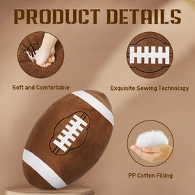 OurHonor Football Plush fabric close-up showing soft, smooth material.