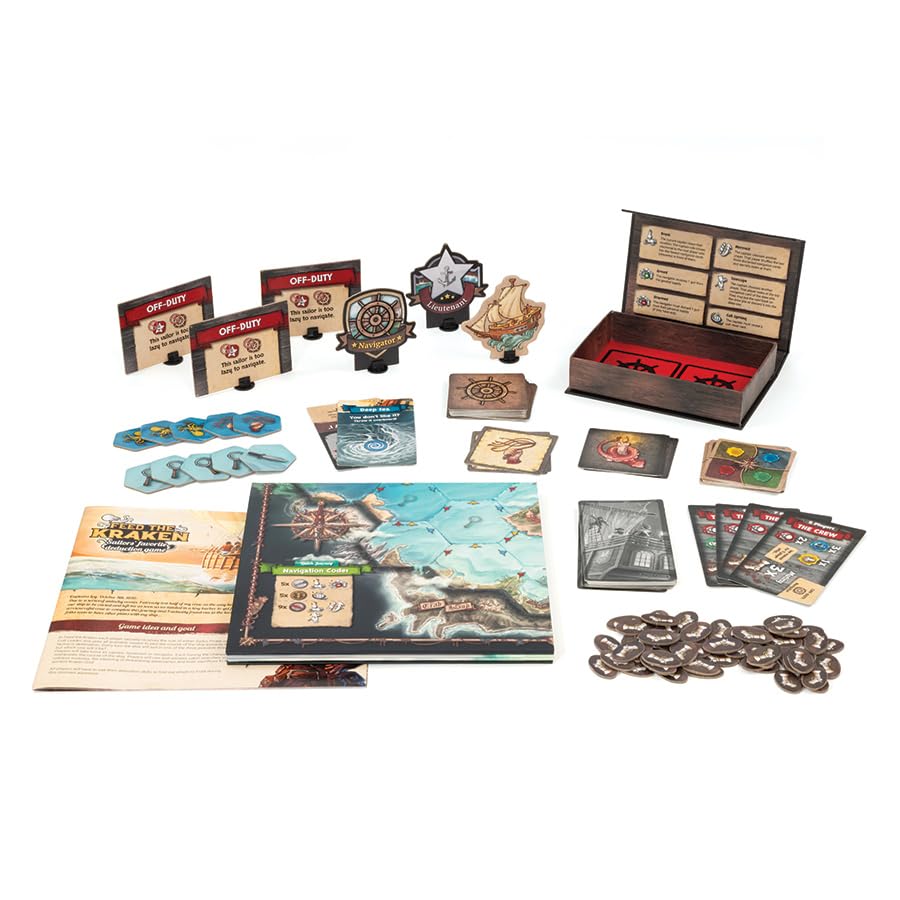 Outset Media Feed The Kraken Essential Edition player boards clearly display roles.