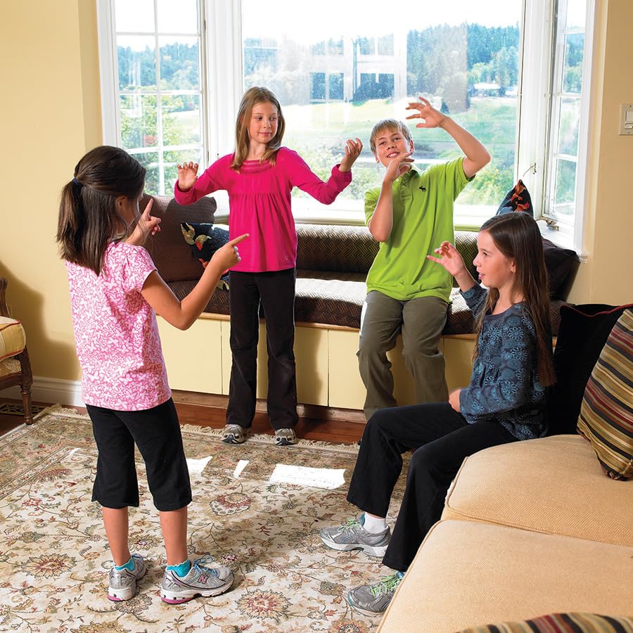 Outset Media Picture Charades card closeup showing category and charade prompts.