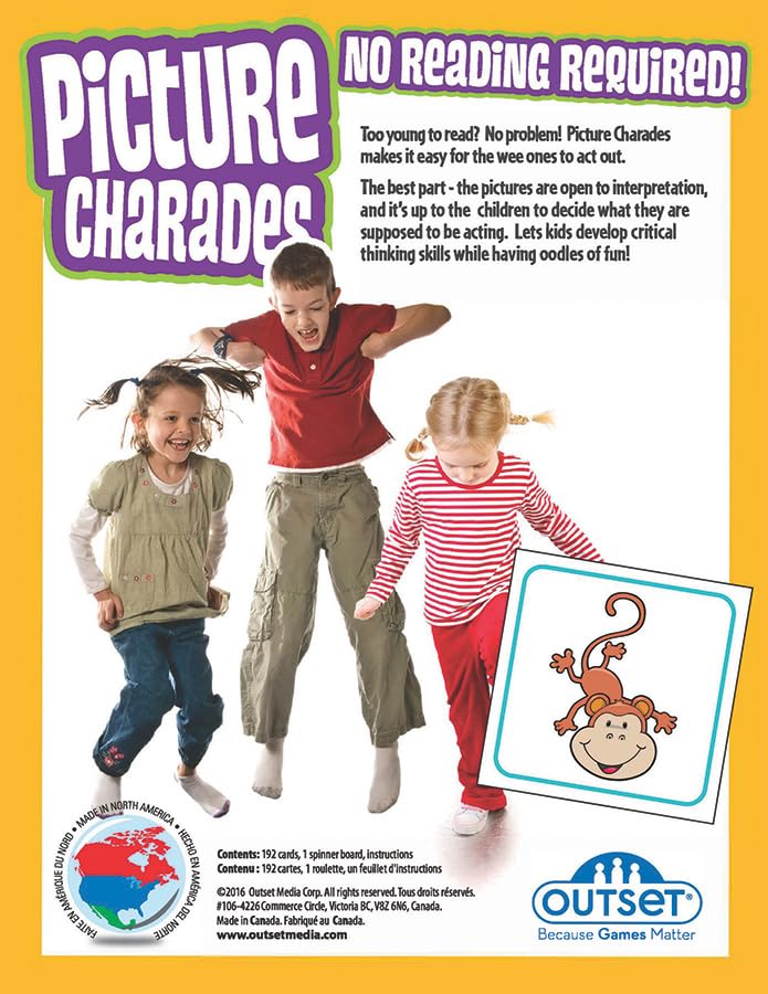 Outset Media Picture Charades in family or classroom settings.