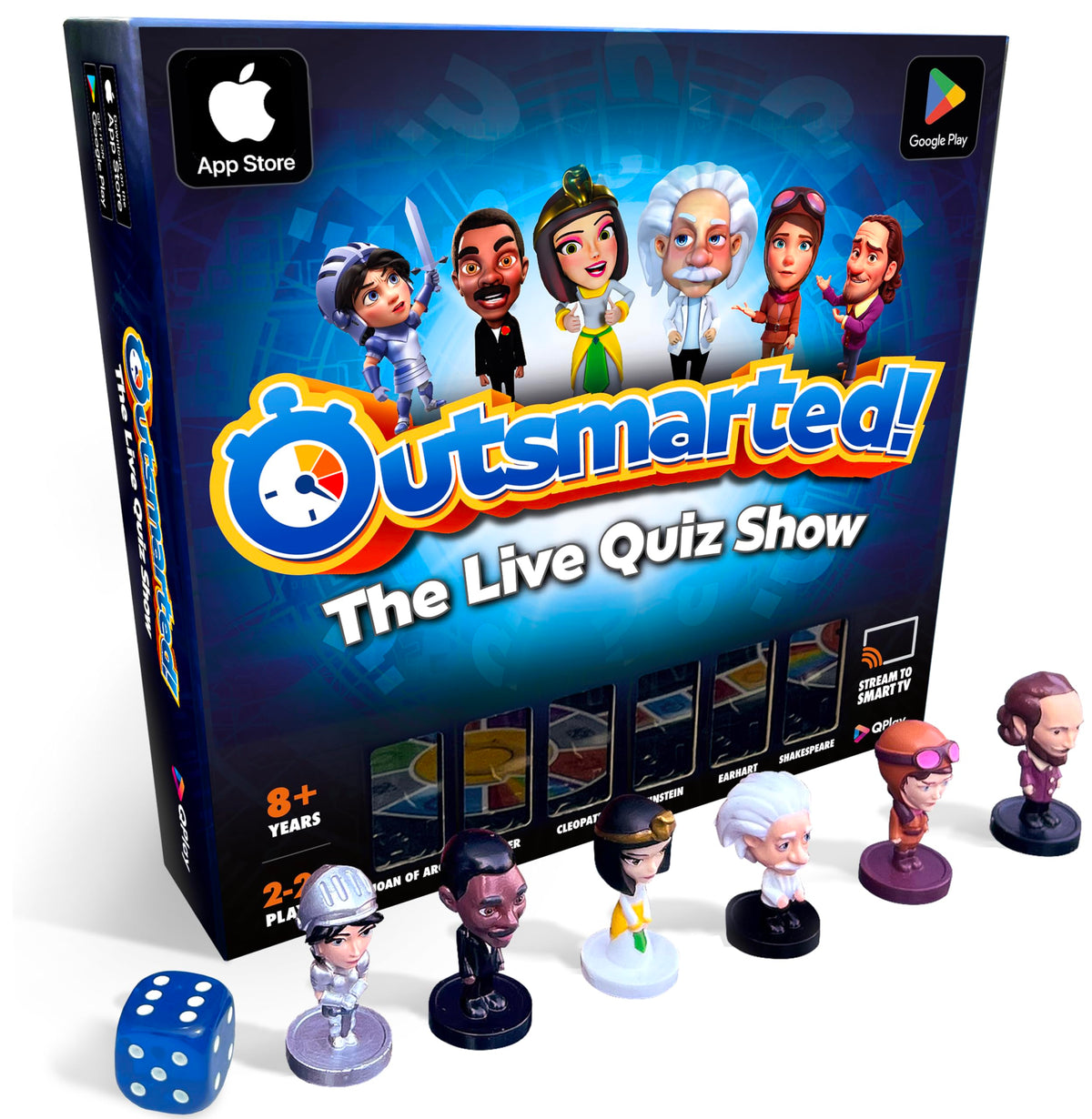Outsmarted game-night-setup: cozy family gathering with an engaging quiz host.
