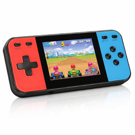OUTUO Retro handheld console front view for kids-friendly gaming on the go.