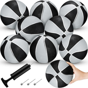 Outus 8 pack mini basketballs set with grip texture for beginner friendly play.