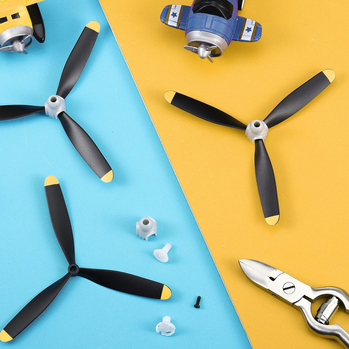 Outus ABS plastic propeller material offers smooth edges and durability