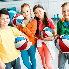 Outus arcade-style mini basketball set for indoor game rooms and family gatherings.