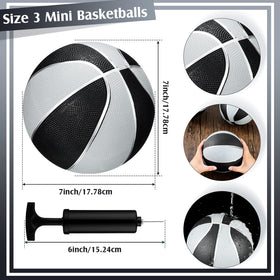 Outus ball pump with 3 needles for quick inflation.