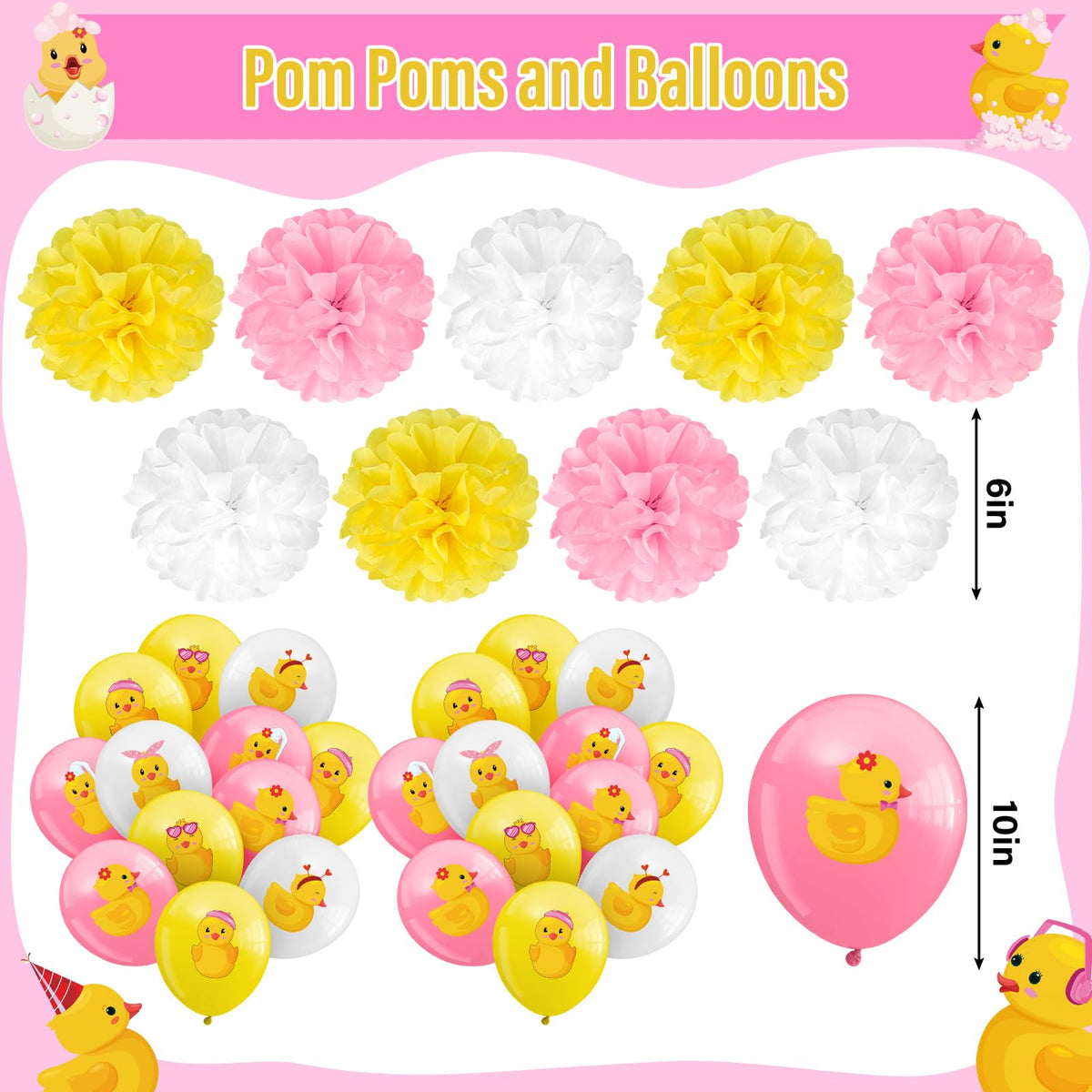 Outus cake toppers brighten cupcakes with playful duck designs.