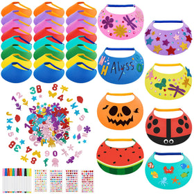 Outus kids foam visors bulk for creative DIY projects and sunny outdoor fun.