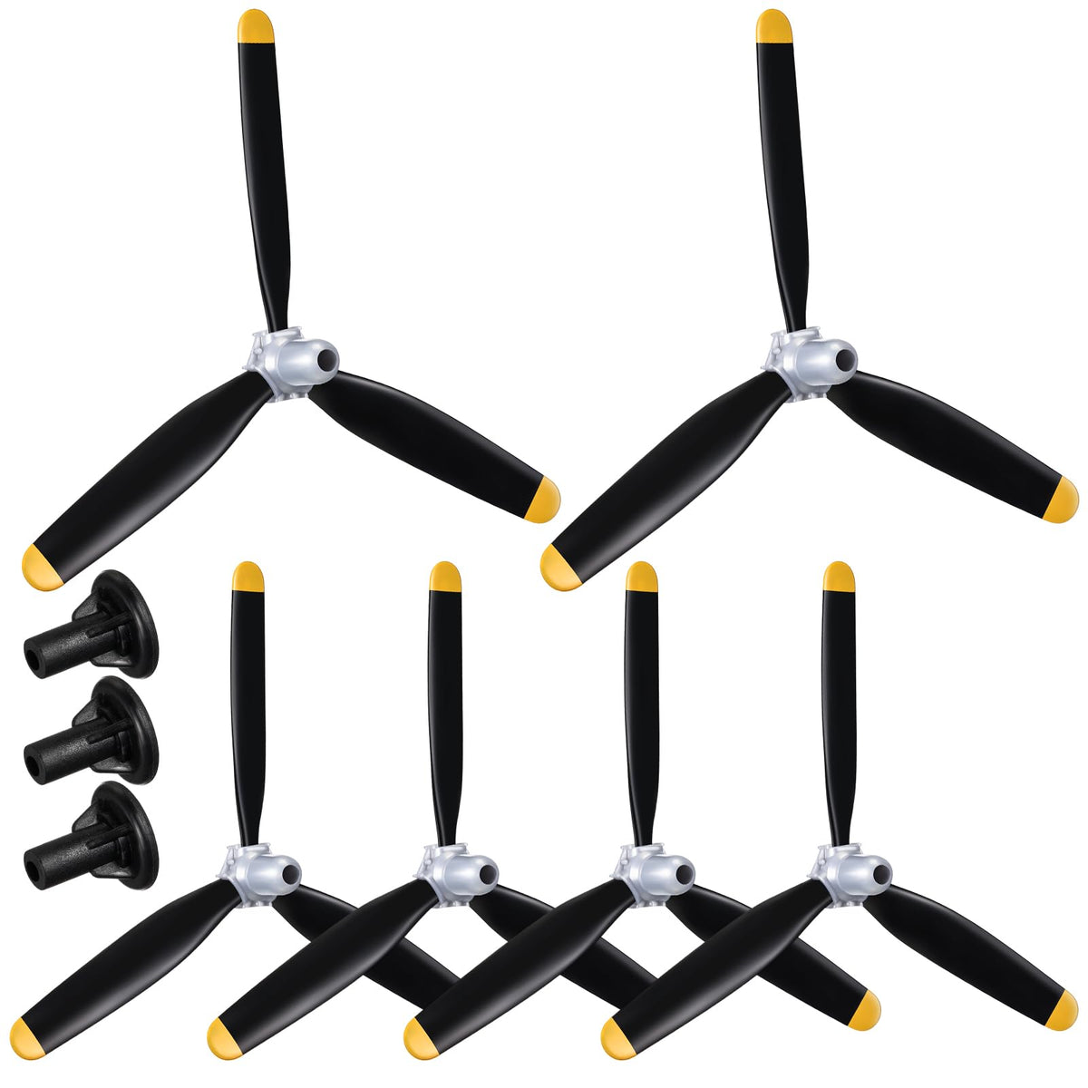 Outus 3-blade RC plane propeller, 500mm, for steady flight