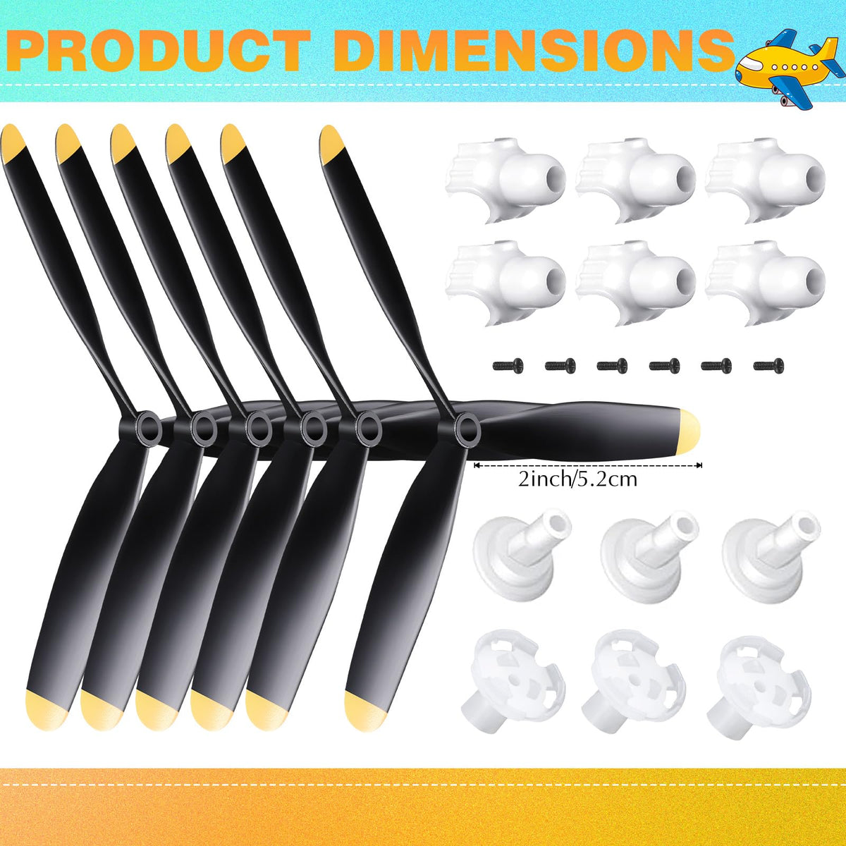 Outus RC propeller assembly demonstrates simple replacement