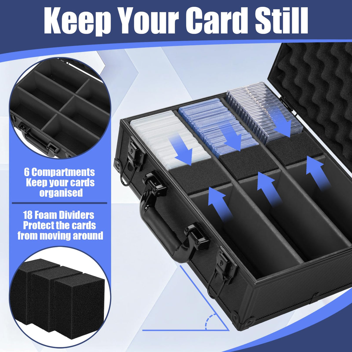 OUUTMEE foam lid protection compresses to shield contents during transport
