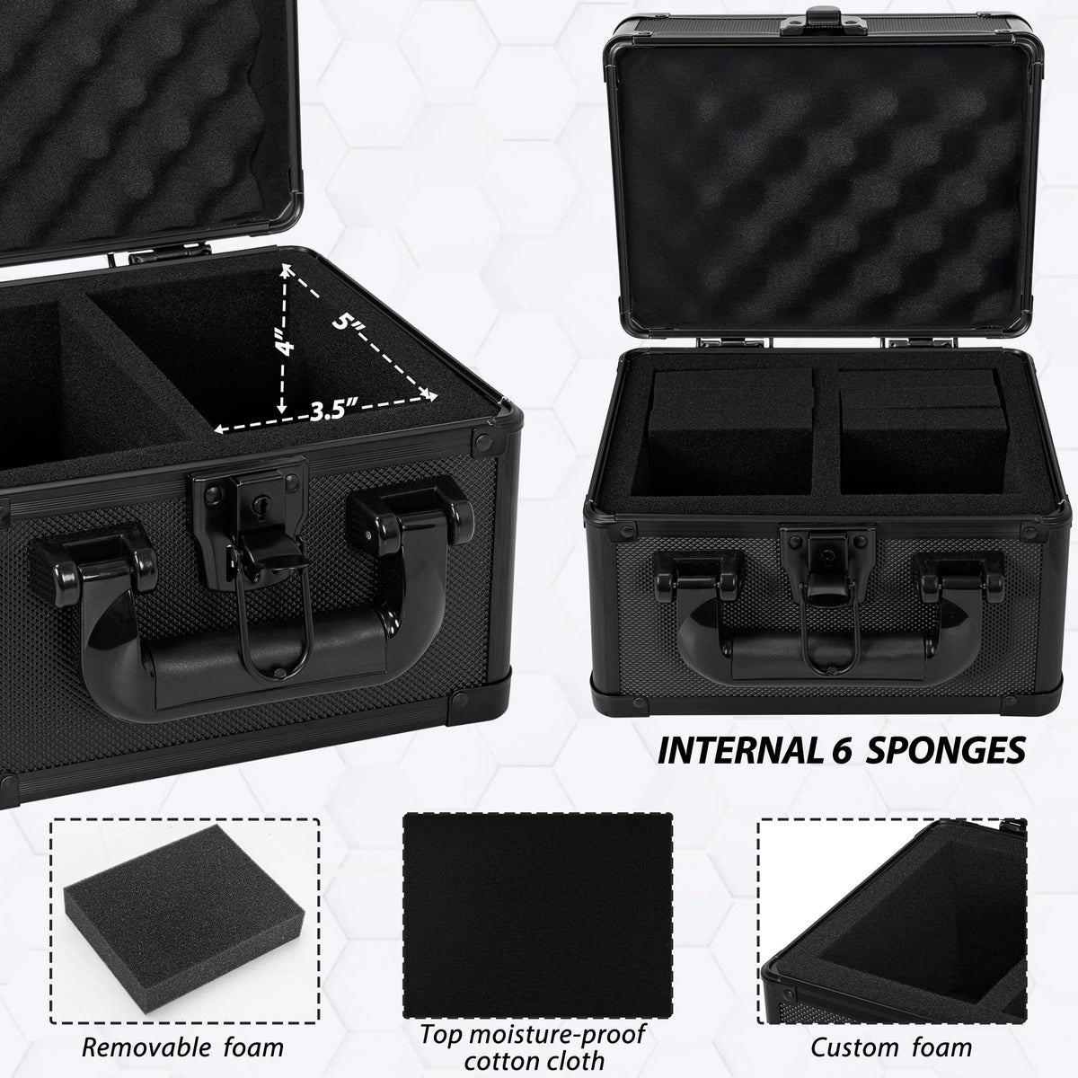 OUUTMEE black finish presents a premium, stylish storage solution.