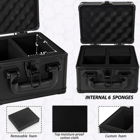 OUUTMEE black finish presents a premium, stylish storage solution.