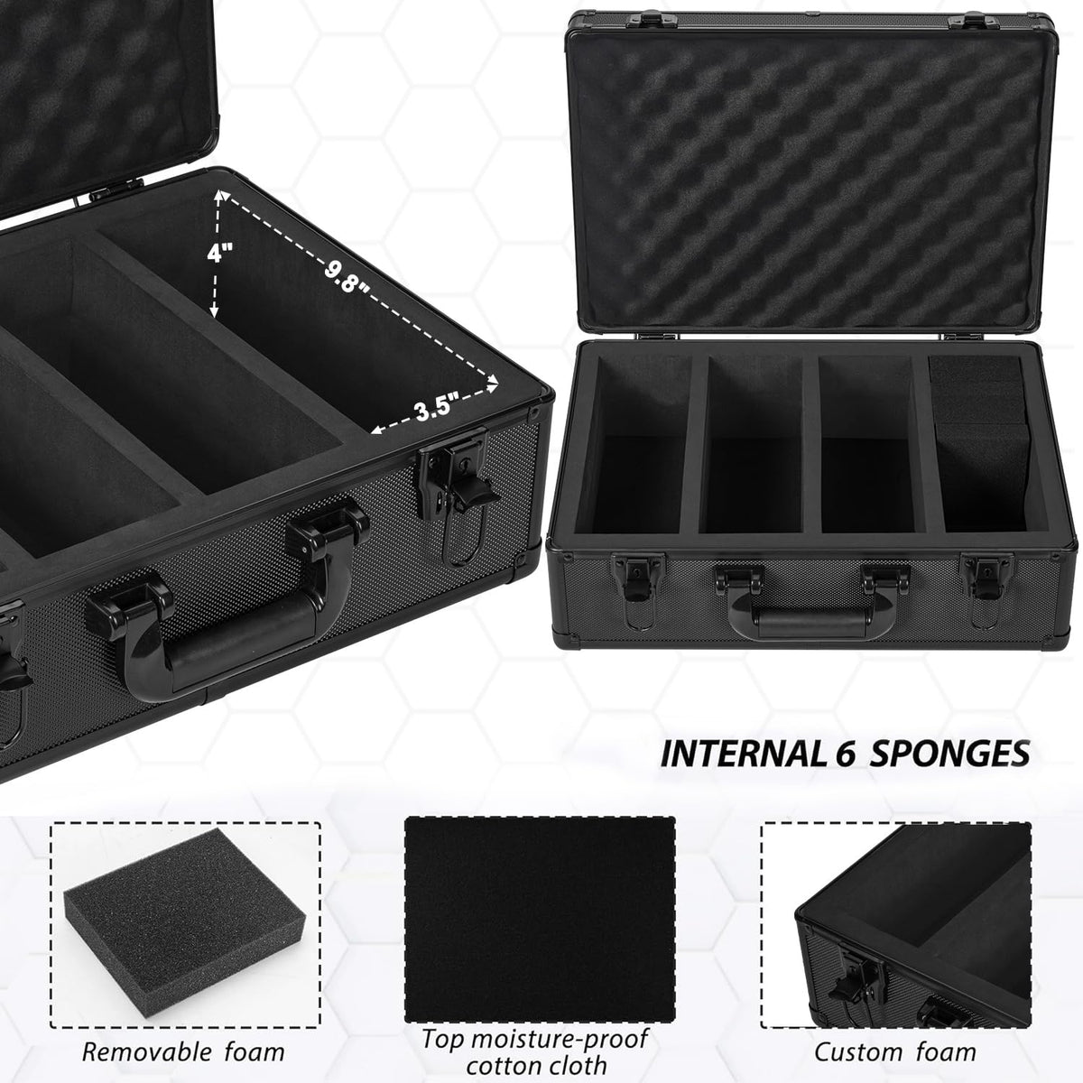 OUUTMEE black finish looks premium and sleek for display or travel.