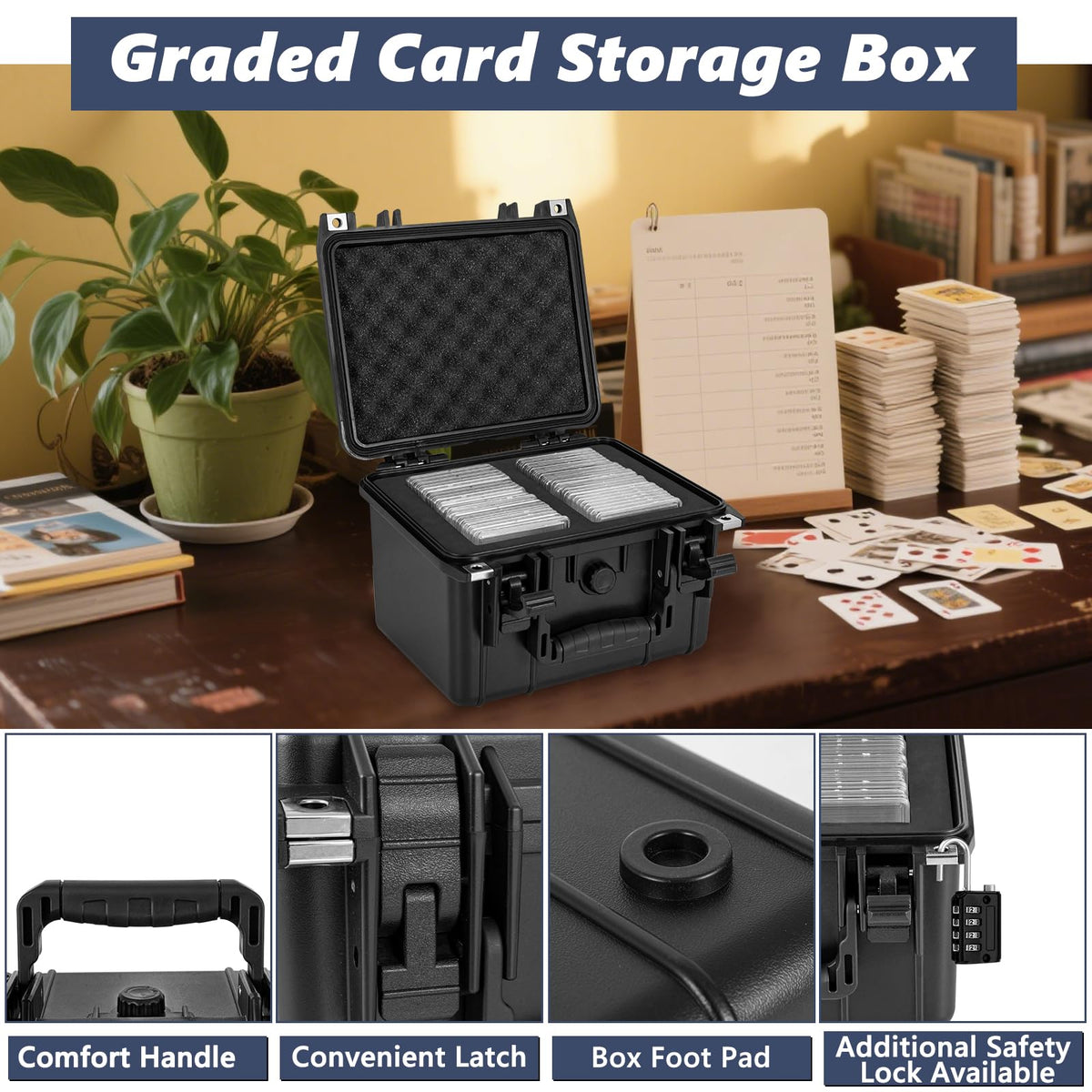 OUUTMEE case suitable for top loaders and magnetic card holders