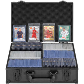 OUUTMEE Toploader storage box cover close-up showing secure lid design for dust protection