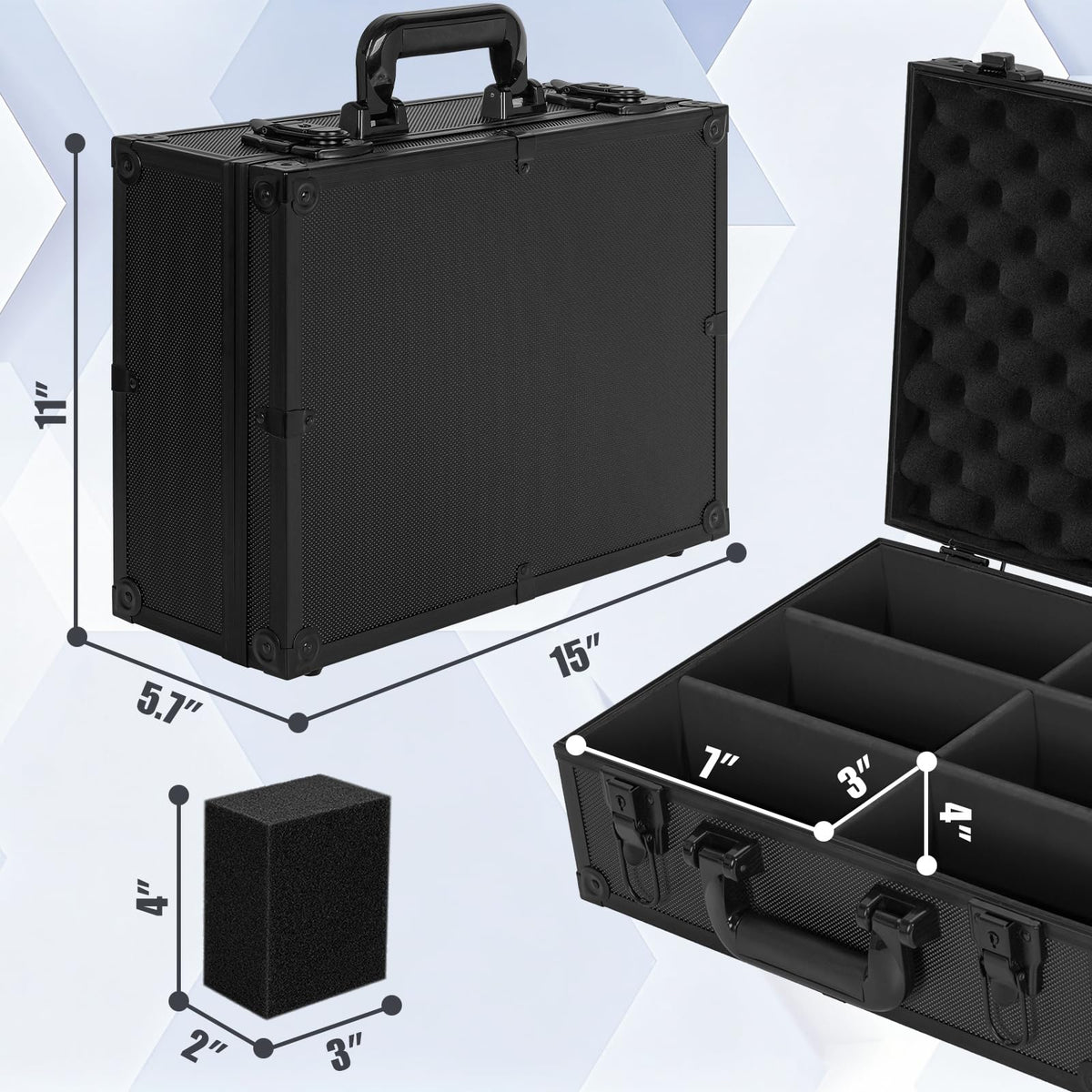 OUUTMEE travel-ready storage box keeps cards safe at shows