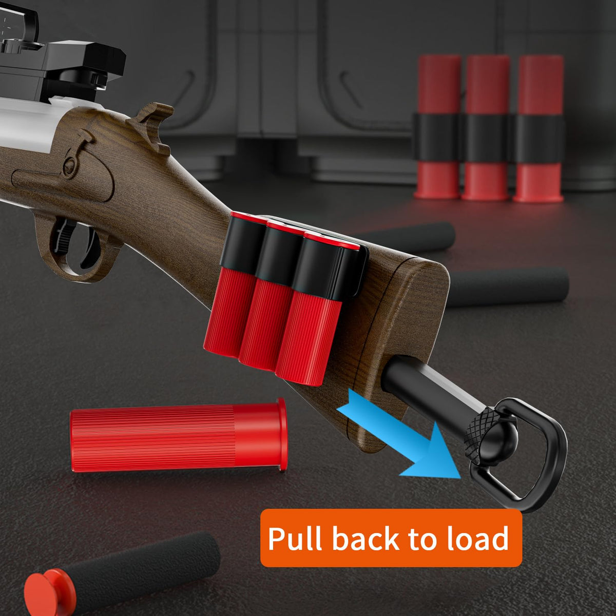 Ouzhimanxing compatibility with major foam darts expands play options.