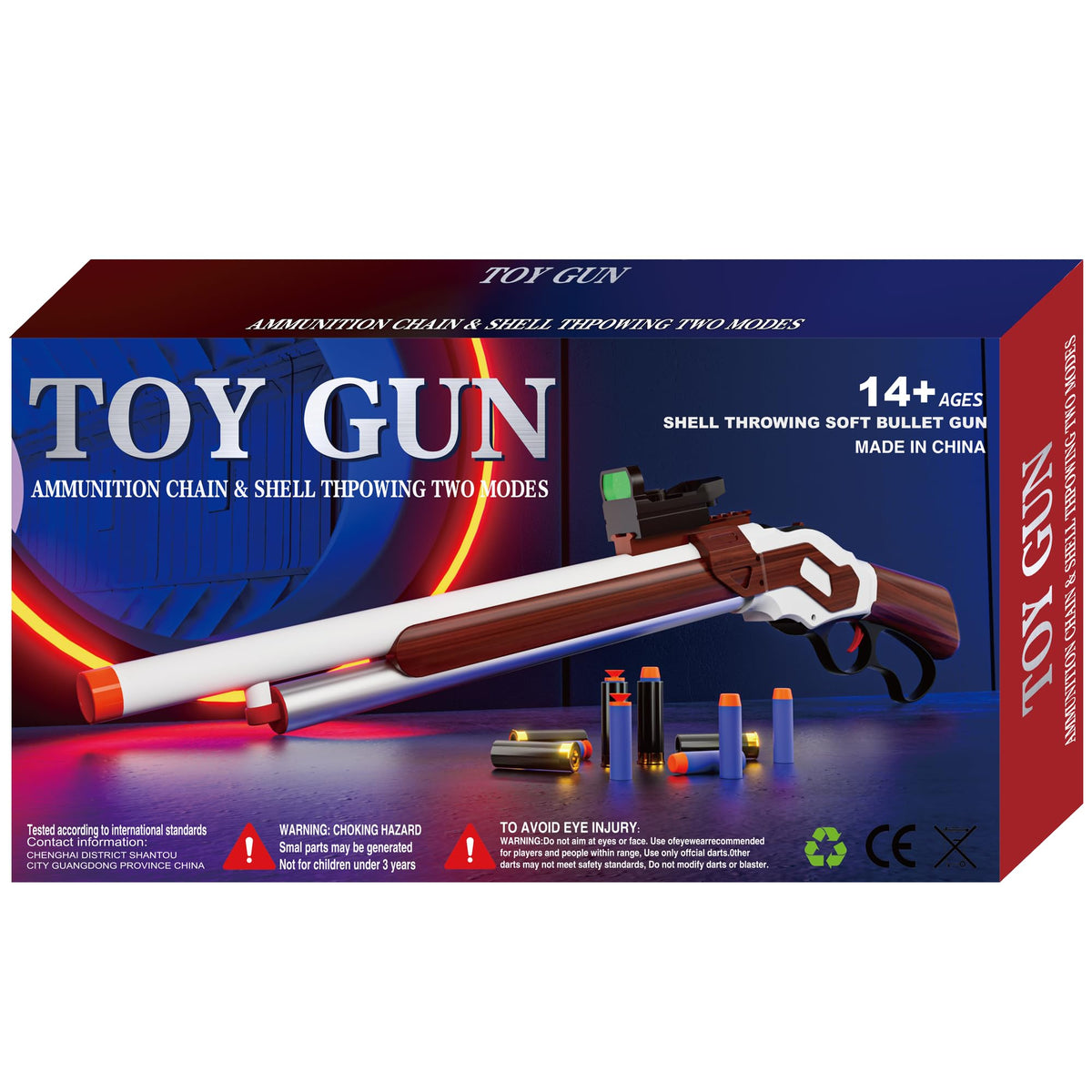Ouzhimanxing lever-action toy shotgun demonstrates smooth manual bolt loading for reliable cycling