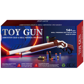 Ouzhimanxing lever-action toy shotgun demonstrates smooth manual bolt loading for reliable cycling
